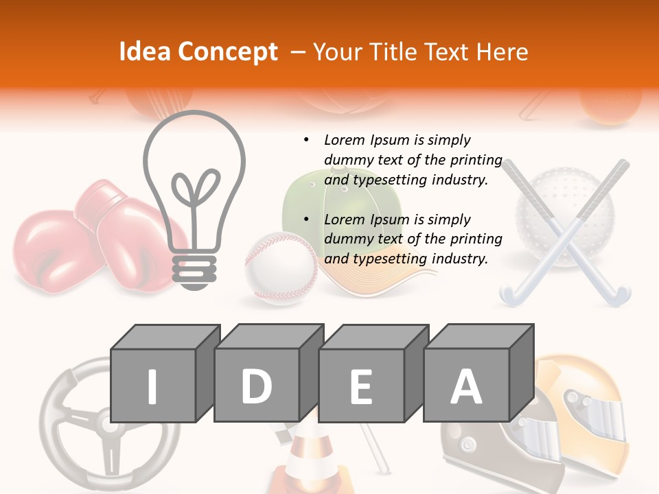 Set Wheel Cap PowerPoint Template