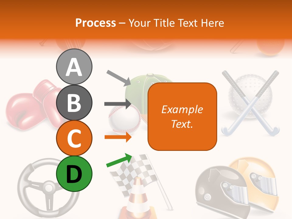 Set Wheel Cap PowerPoint Template