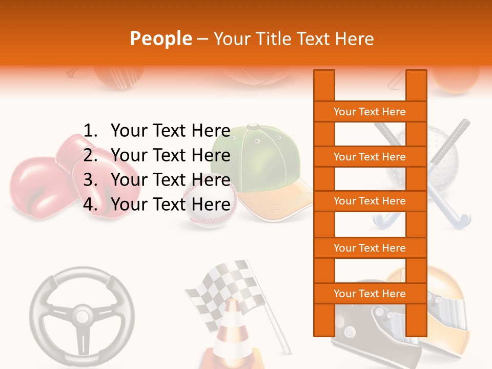 Set Wheel Cap PowerPoint Template