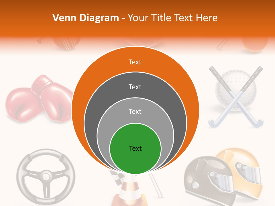 Set Wheel Cap PowerPoint Template