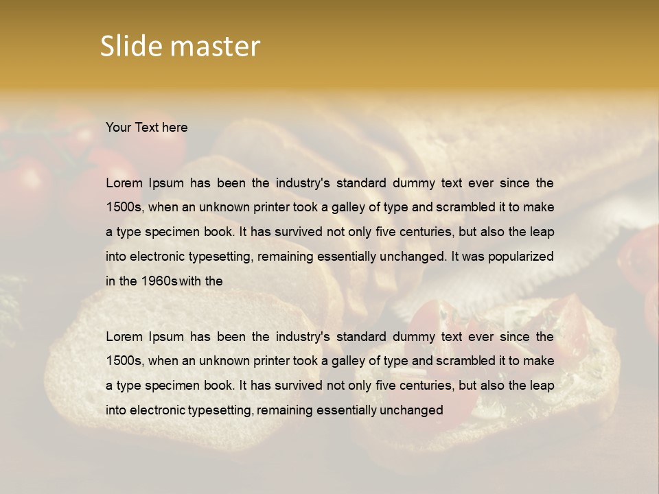 Italian Close Restaurant PowerPoint Template