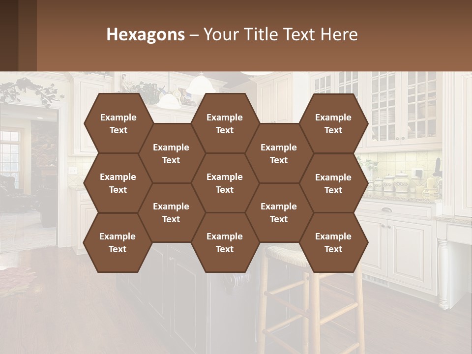 Real Kitchen Living PowerPoint Template