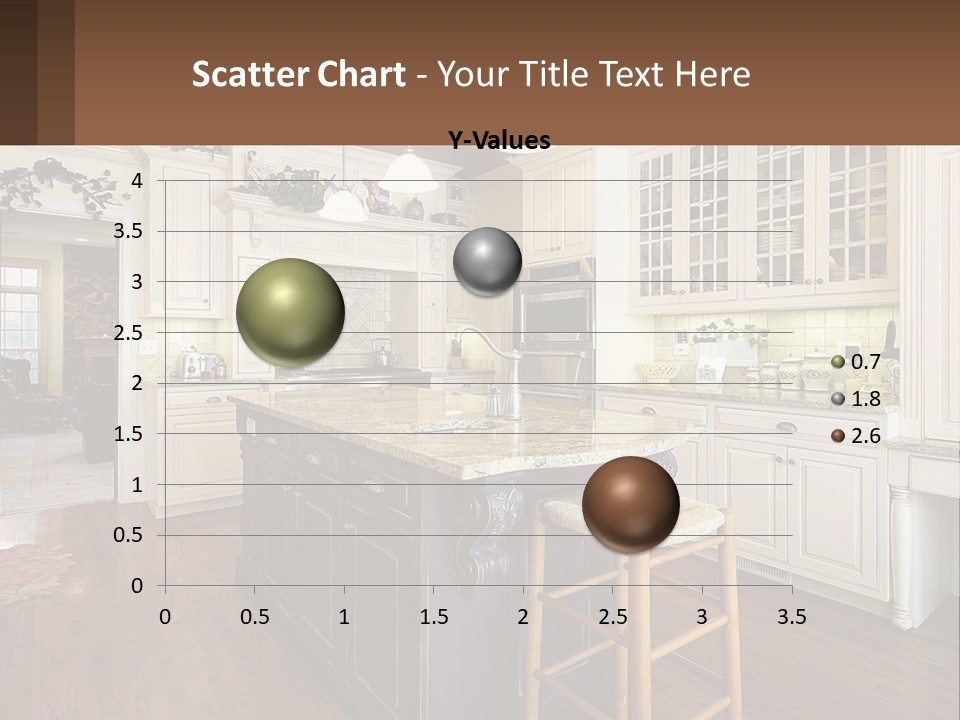 Real Kitchen Living PowerPoint Template