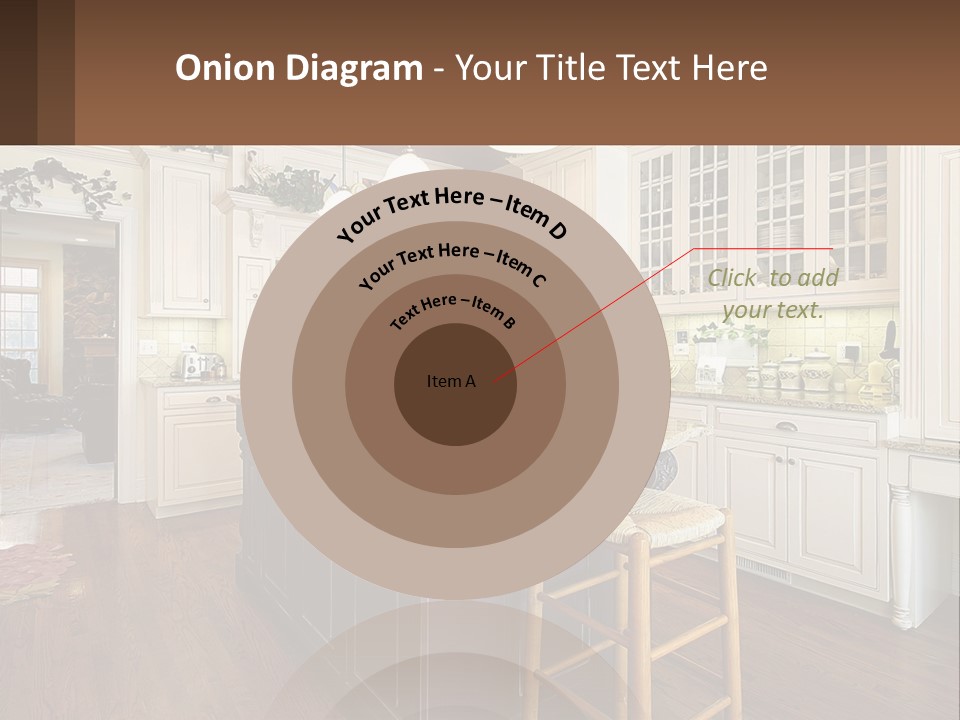 Real Kitchen Living PowerPoint Template
