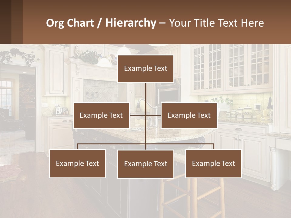 Real Kitchen Living PowerPoint Template