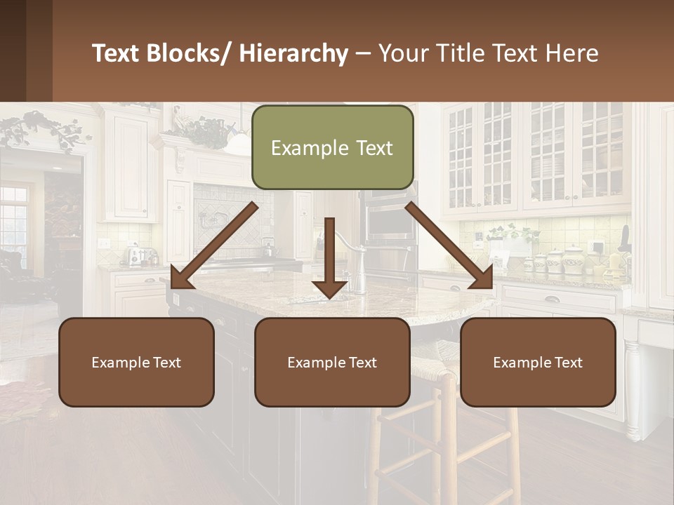 Real Kitchen Living PowerPoint Template