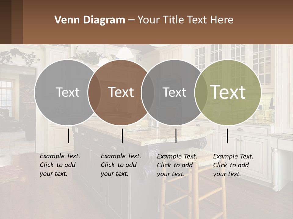 Real Kitchen Living PowerPoint Template