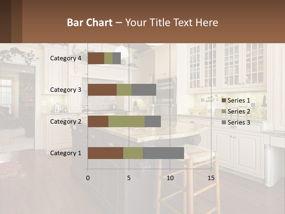 Real Kitchen Living PowerPoint Template