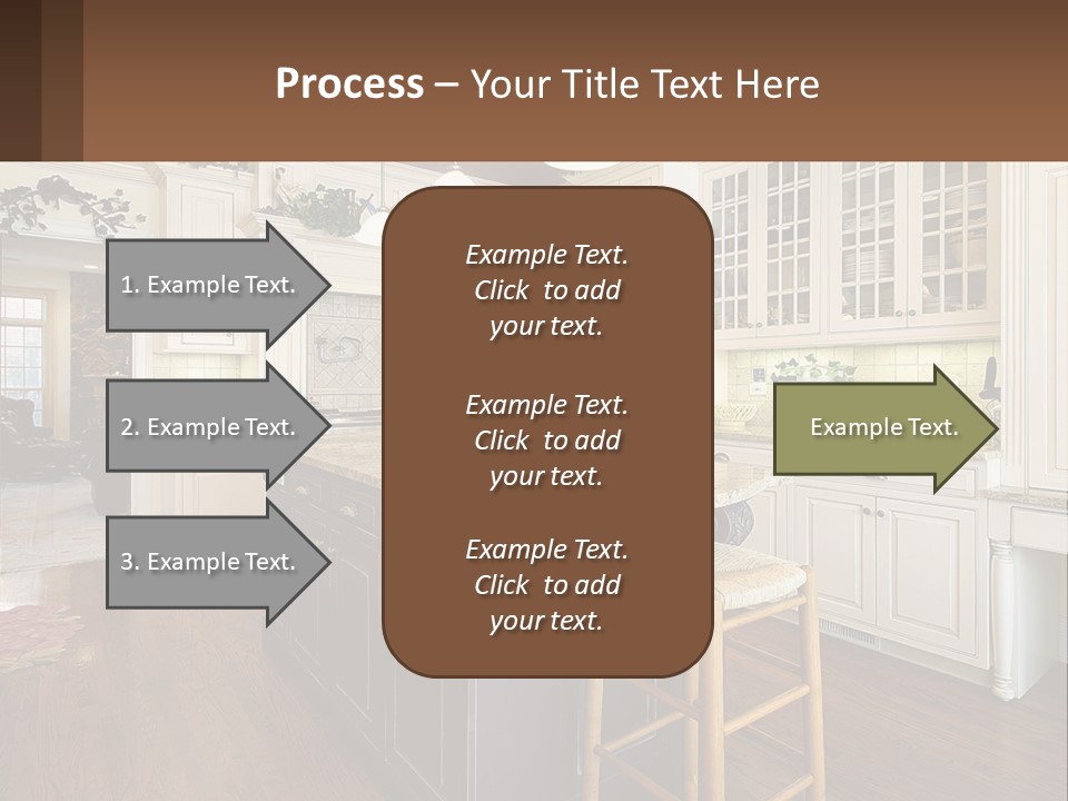 Real Kitchen Living PowerPoint Template