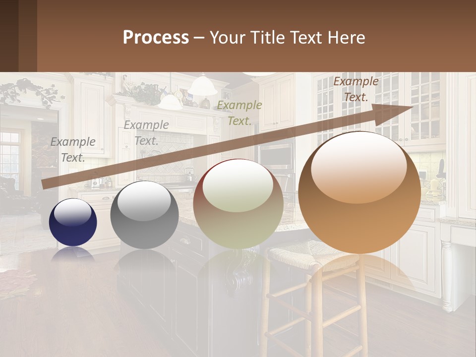 Real Kitchen Living PowerPoint Template