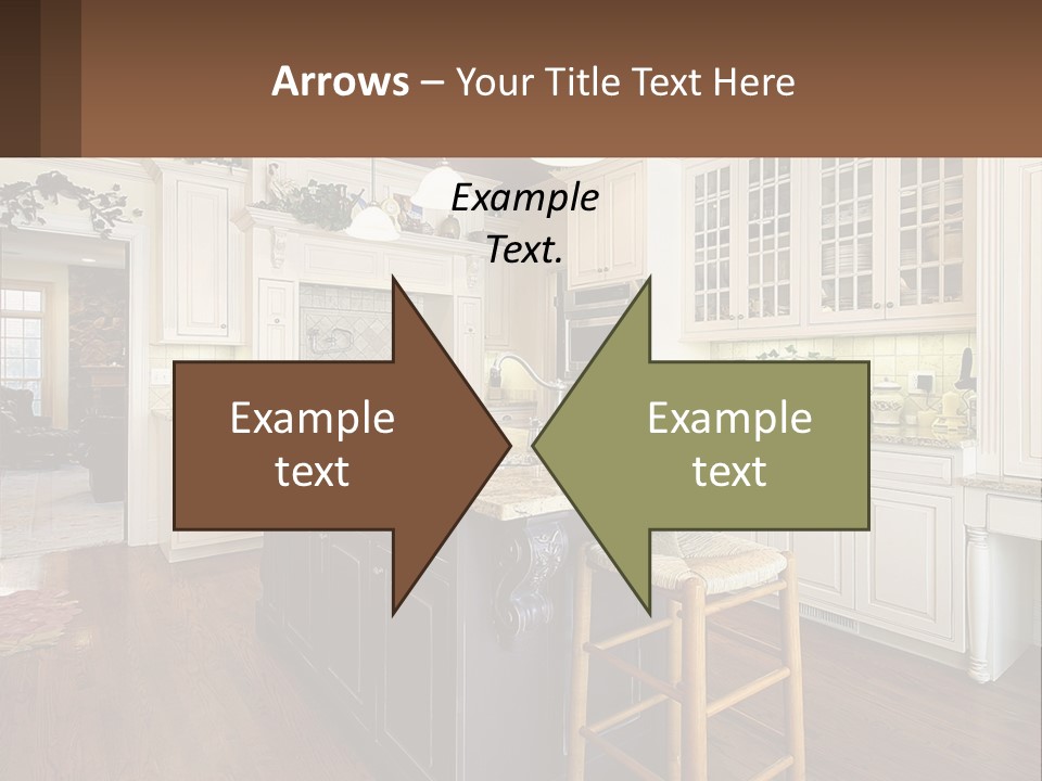 Real Kitchen Living PowerPoint Template