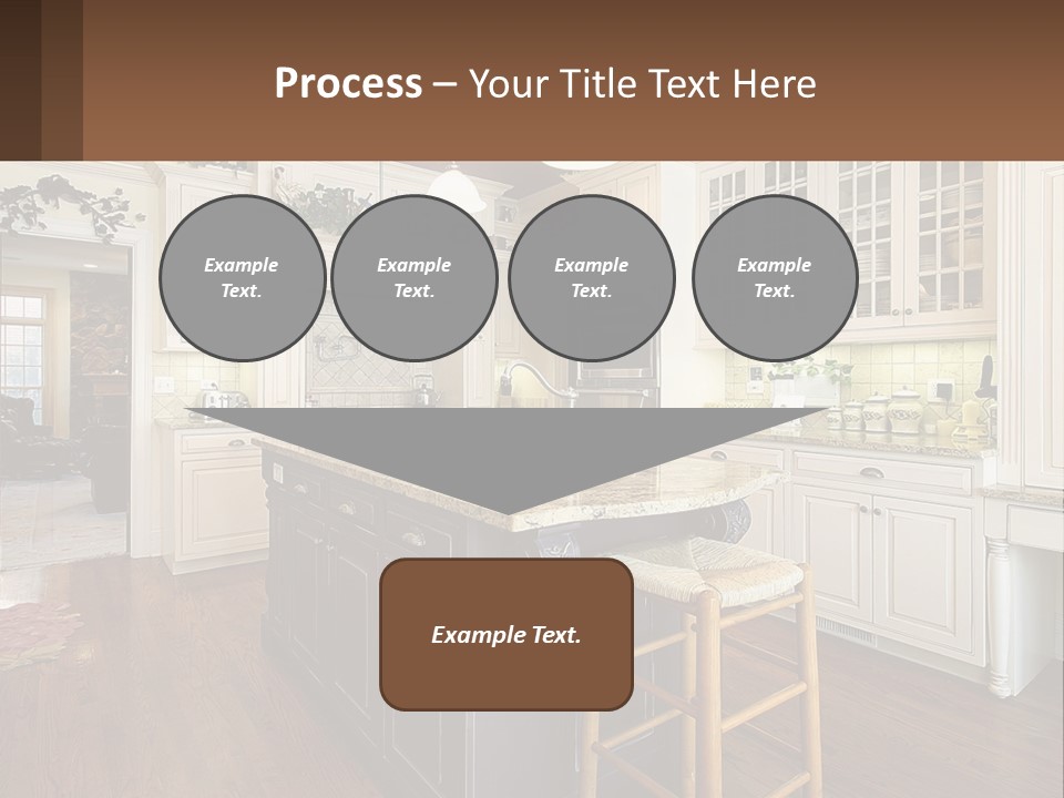 Real Kitchen Living PowerPoint Template