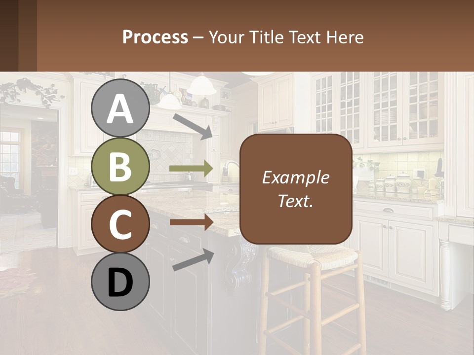 Real Kitchen Living PowerPoint Template