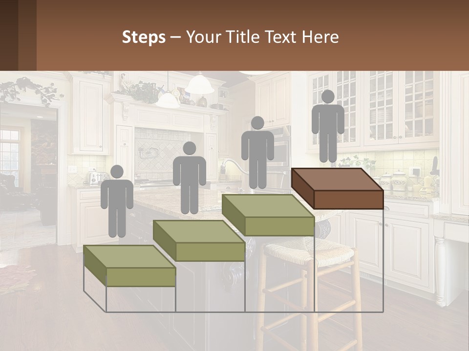 Real Kitchen Living PowerPoint Template