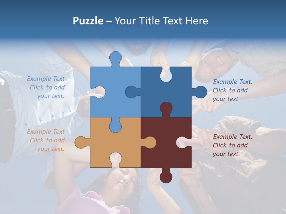 Hold Solidarity Symbol PowerPoint Template