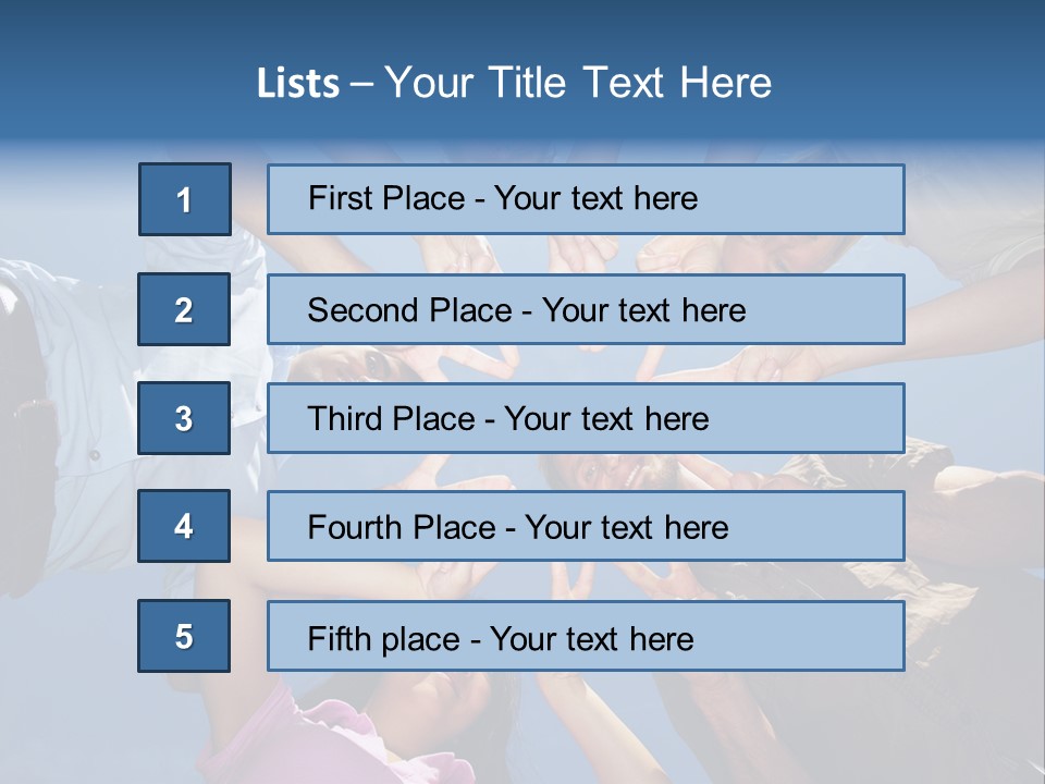 Hold Solidarity Symbol PowerPoint Template