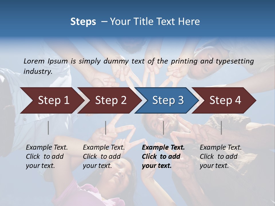 Hold Solidarity Symbol PowerPoint Template