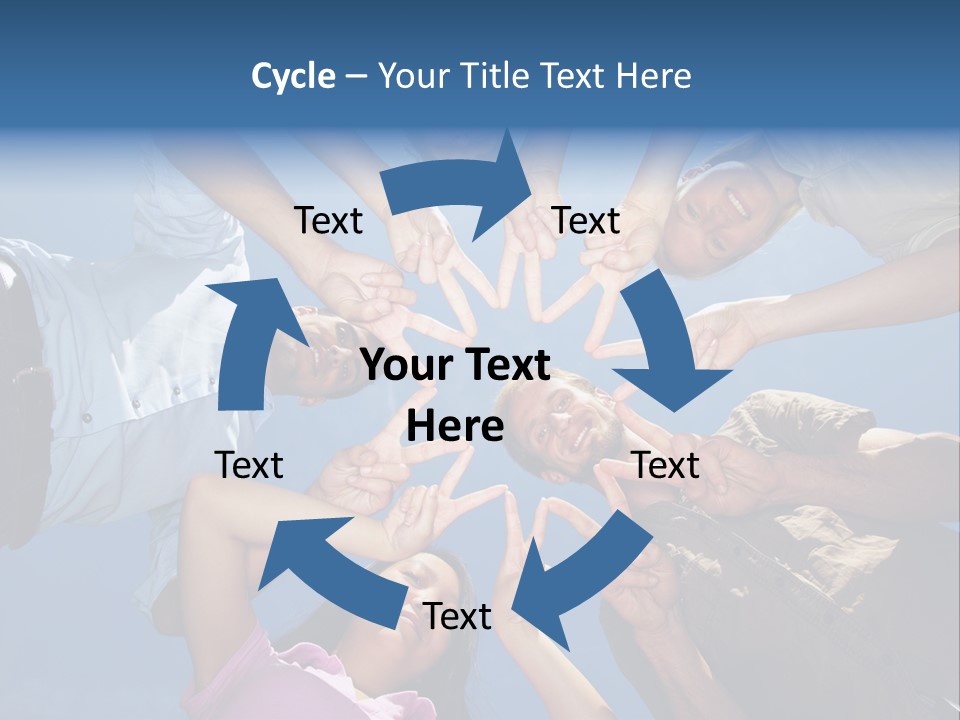 Hold Solidarity Symbol PowerPoint Template