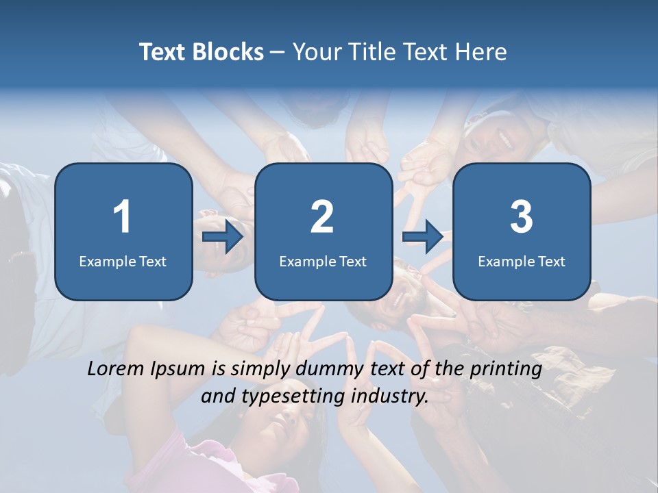 Hold Solidarity Symbol PowerPoint Template