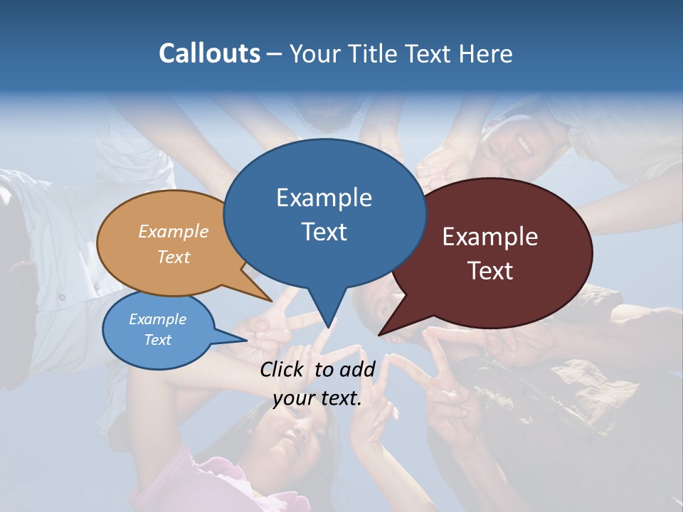 Hold Solidarity Symbol PowerPoint Template