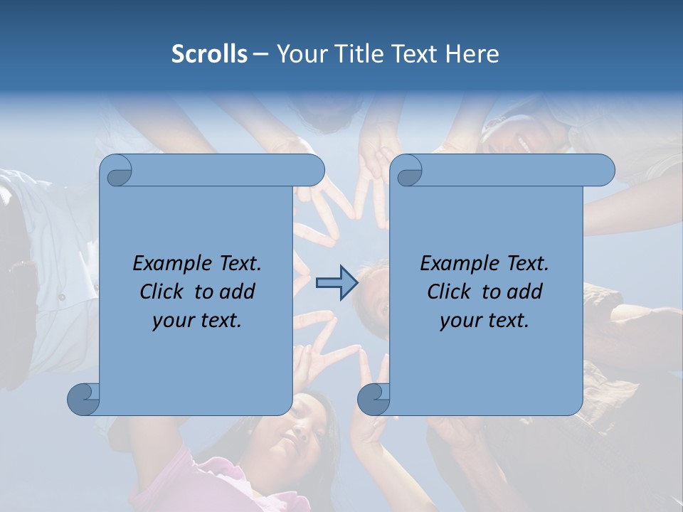 Hold Solidarity Symbol PowerPoint Template
