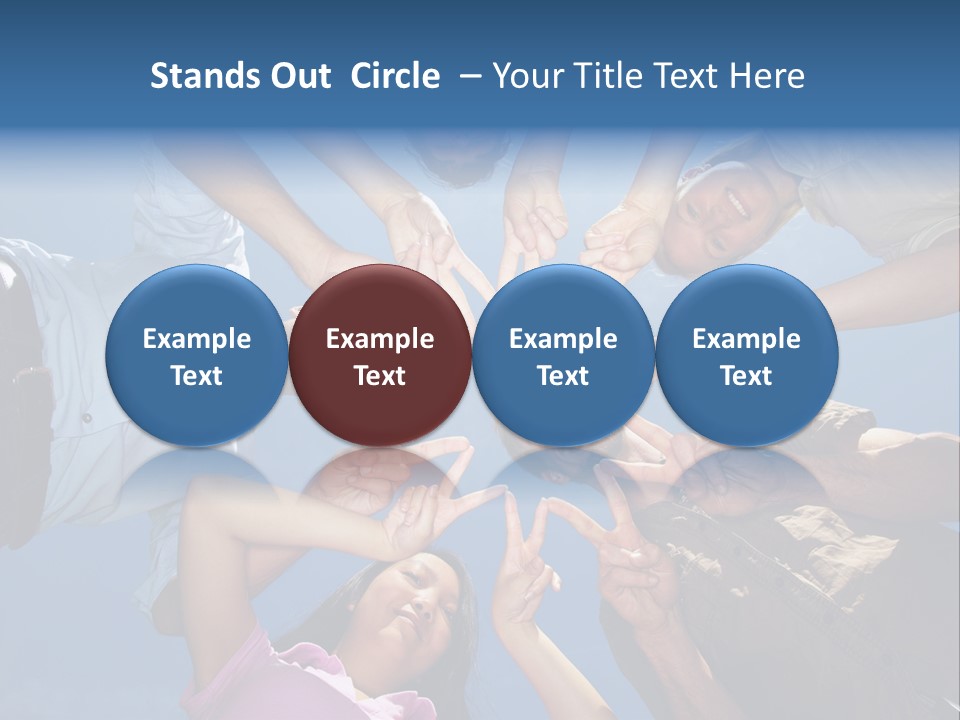 Hold Solidarity Symbol PowerPoint Template