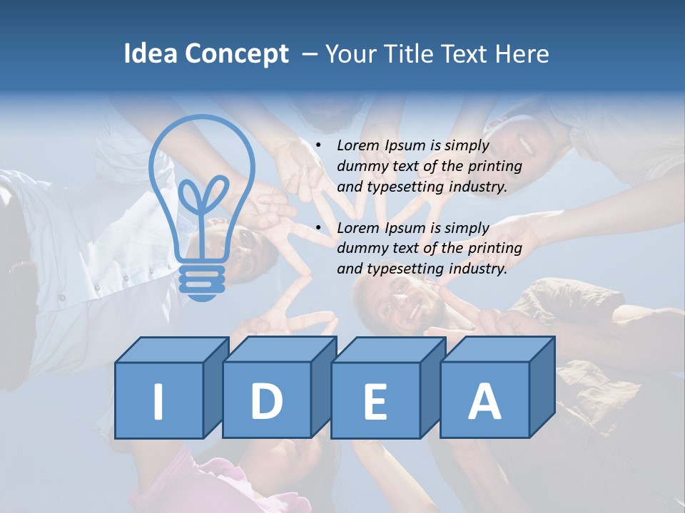 Hold Solidarity Symbol PowerPoint Template