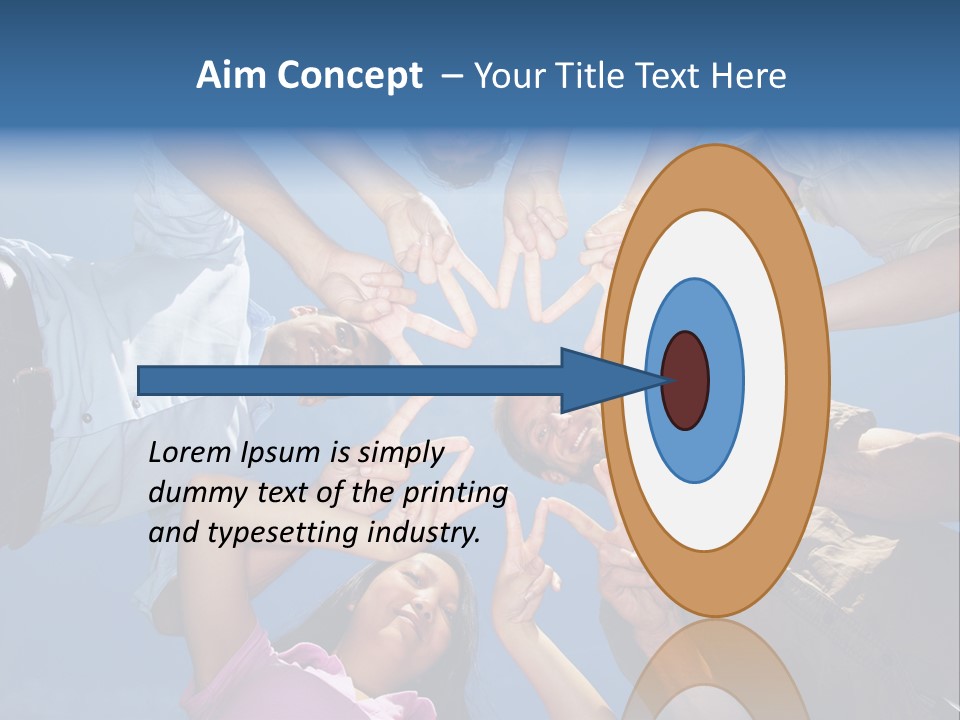 Hold Solidarity Symbol PowerPoint Template