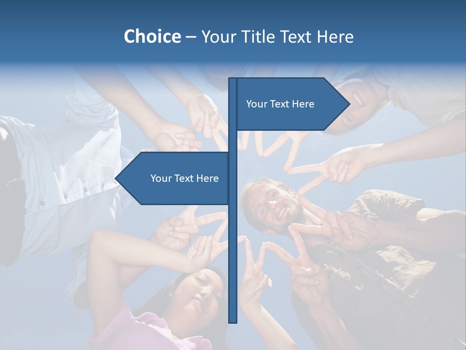 Hold Solidarity Symbol PowerPoint Template