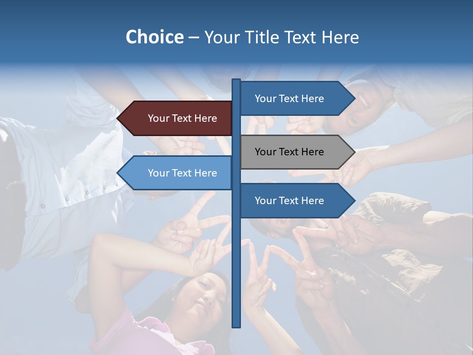 Hold Solidarity Symbol PowerPoint Template