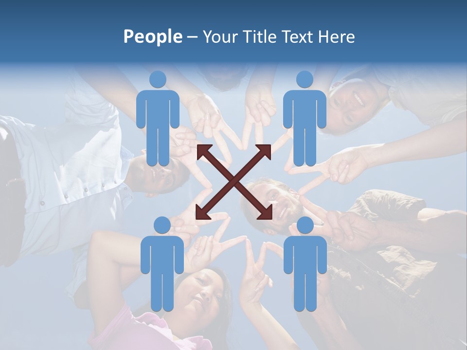 Hold Solidarity Symbol PowerPoint Template