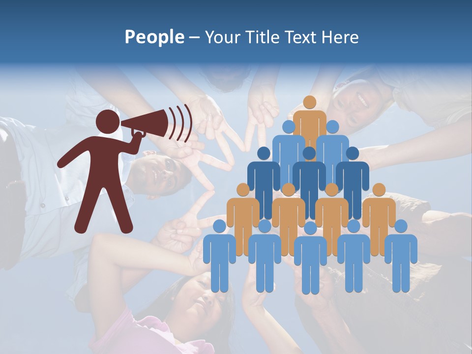 Hold Solidarity Symbol PowerPoint Template