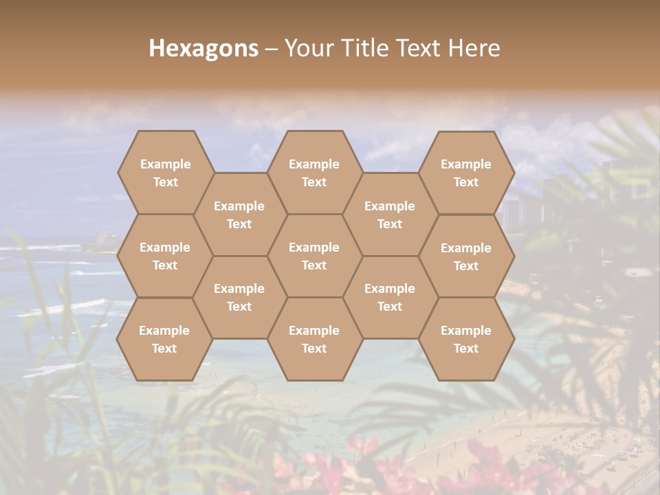 Clouds Resort Diamond PowerPoint Template