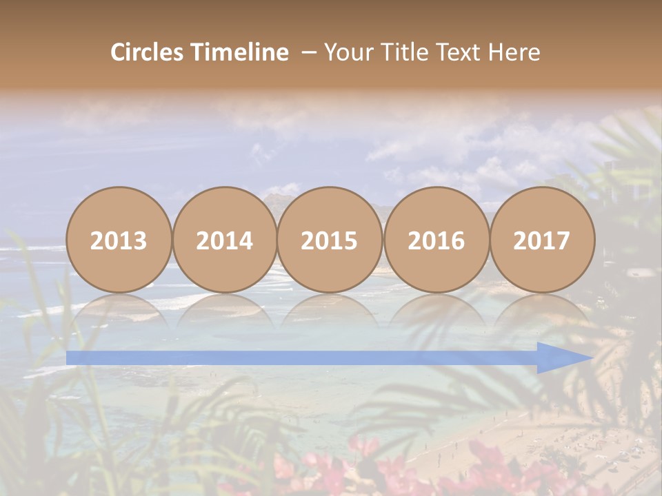 Clouds Resort Diamond PowerPoint Template