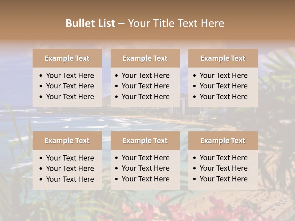 Clouds Resort Diamond PowerPoint Template