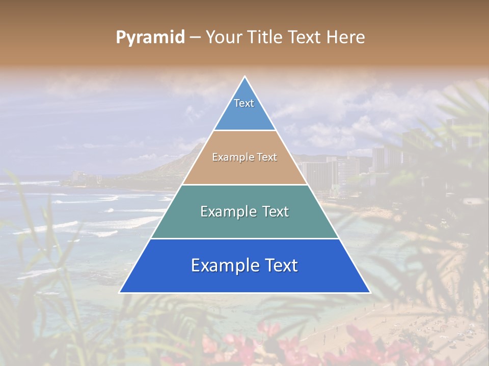 Clouds Resort Diamond PowerPoint Template