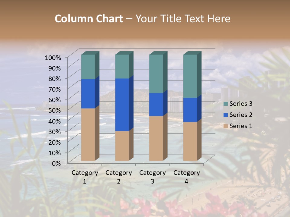 Clouds Resort Diamond PowerPoint Template