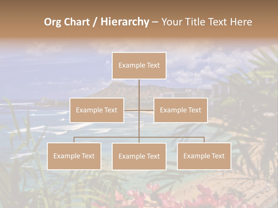 Clouds Resort Diamond PowerPoint Template