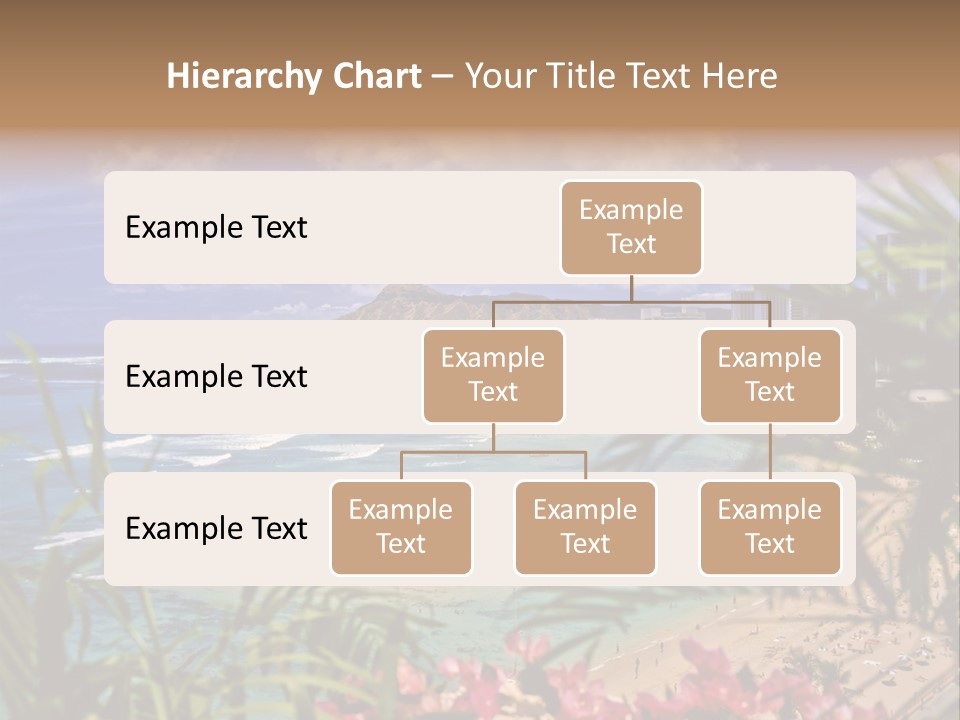 Clouds Resort Diamond PowerPoint Template