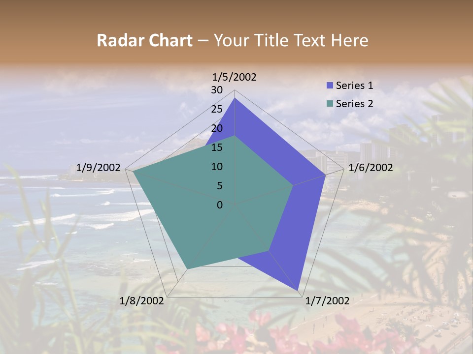Clouds Resort Diamond PowerPoint Template