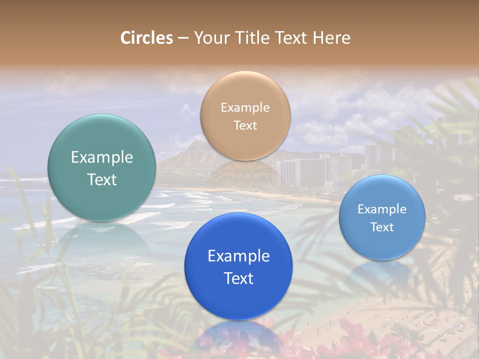 Clouds Resort Diamond PowerPoint Template
