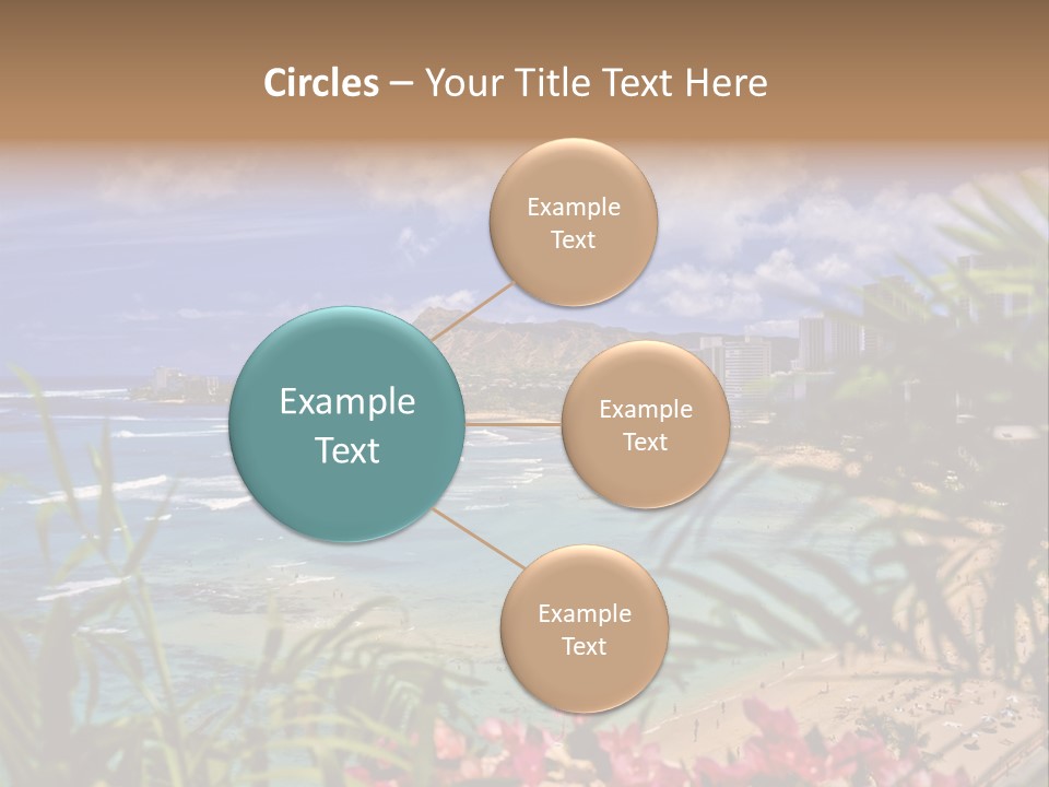 Clouds Resort Diamond PowerPoint Template
