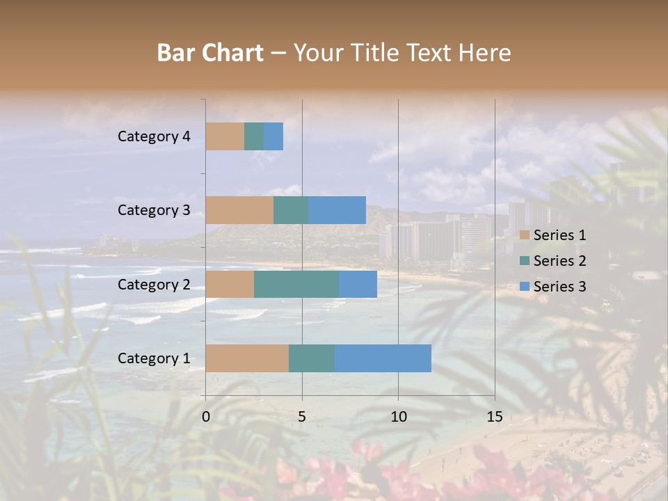 Clouds Resort Diamond PowerPoint Template