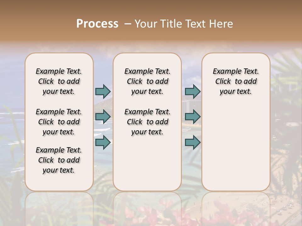 Clouds Resort Diamond PowerPoint Template