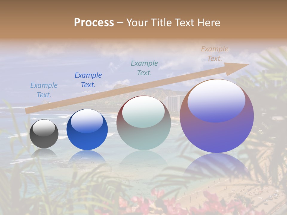 Clouds Resort Diamond PowerPoint Template