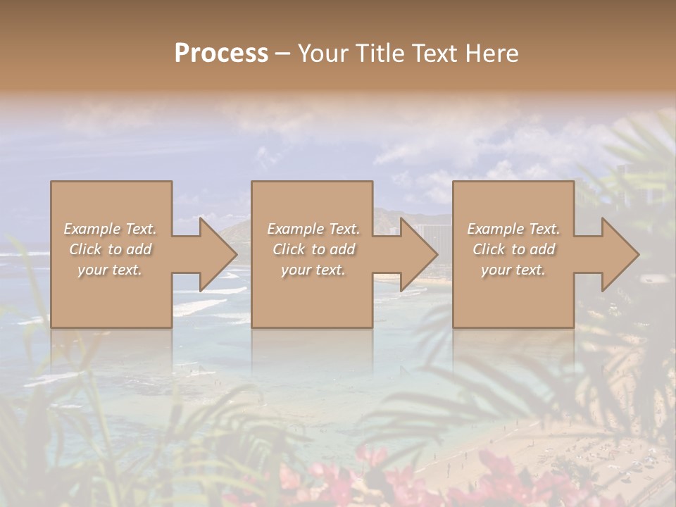 Clouds Resort Diamond PowerPoint Template