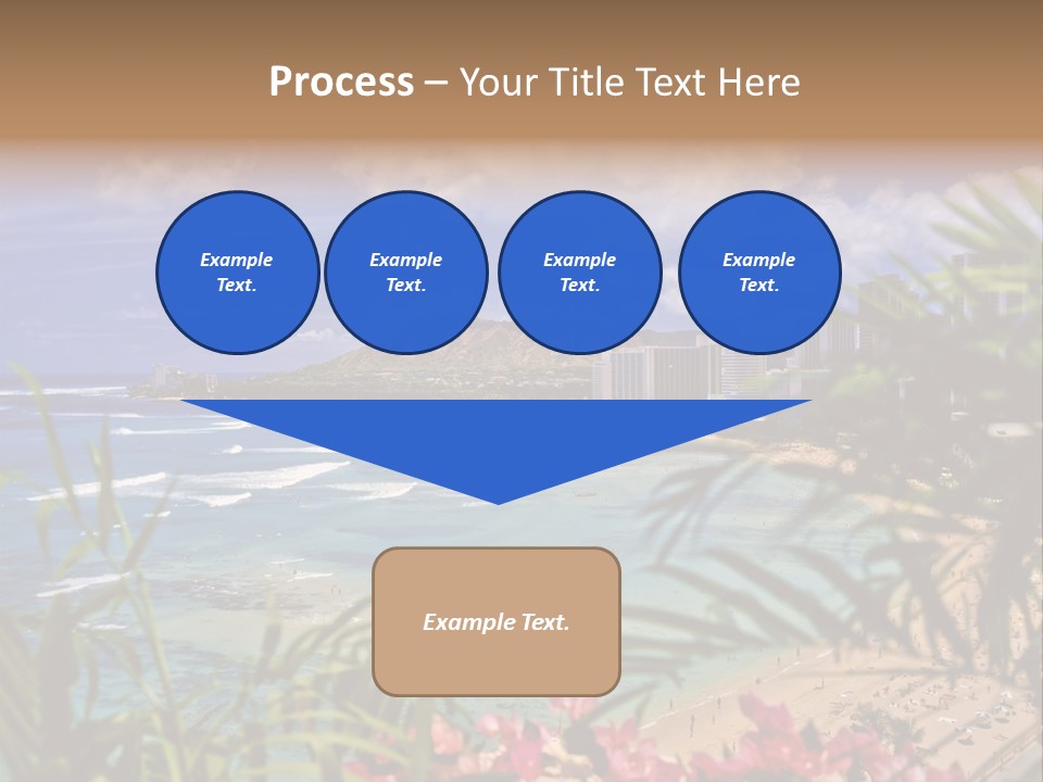 Clouds Resort Diamond PowerPoint Template