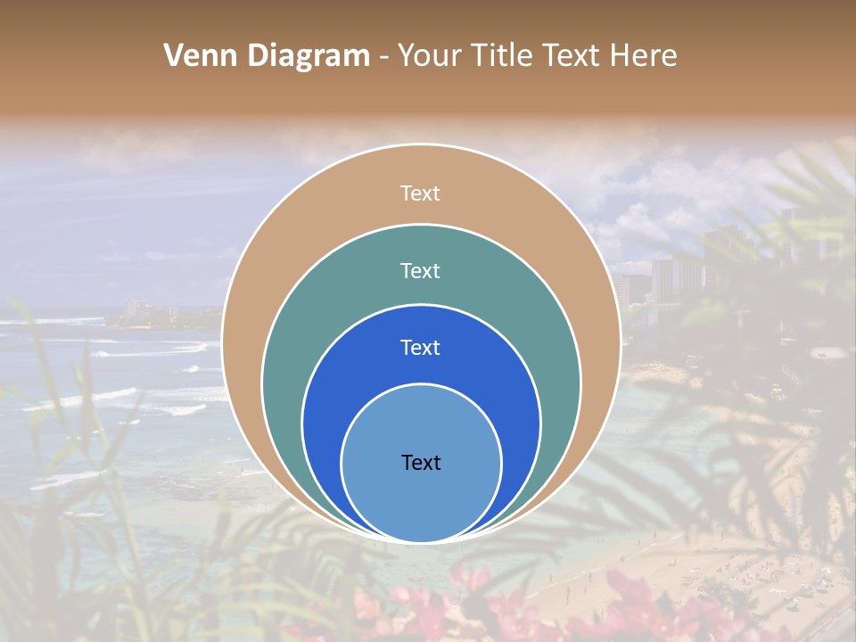 Clouds Resort Diamond PowerPoint Template