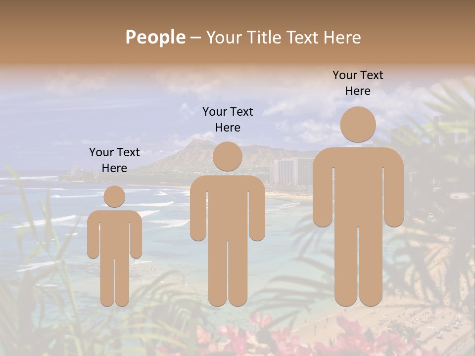 Clouds Resort Diamond PowerPoint Template