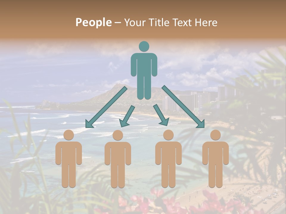 Clouds Resort Diamond PowerPoint Template